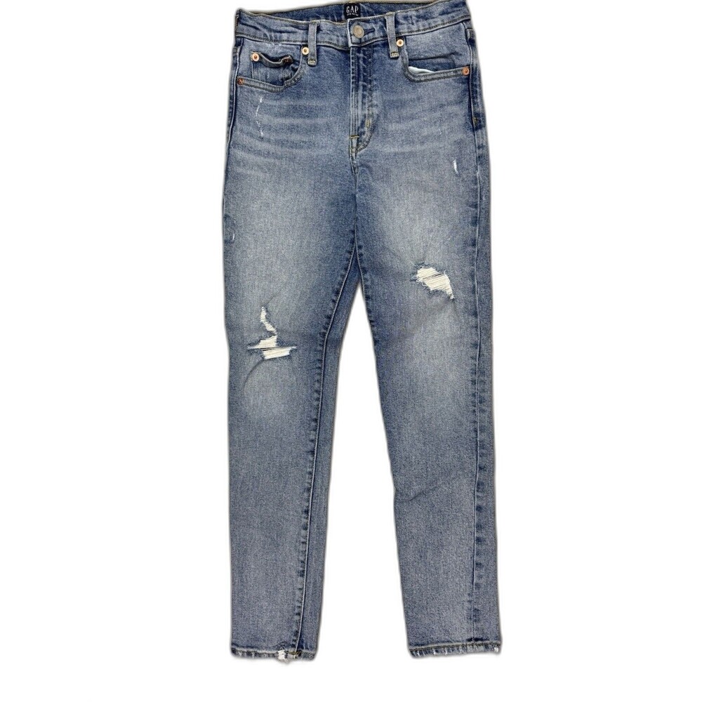 Gap Size 24 Womens Jeans True Skinny Stretch Mid Rise Med Wash